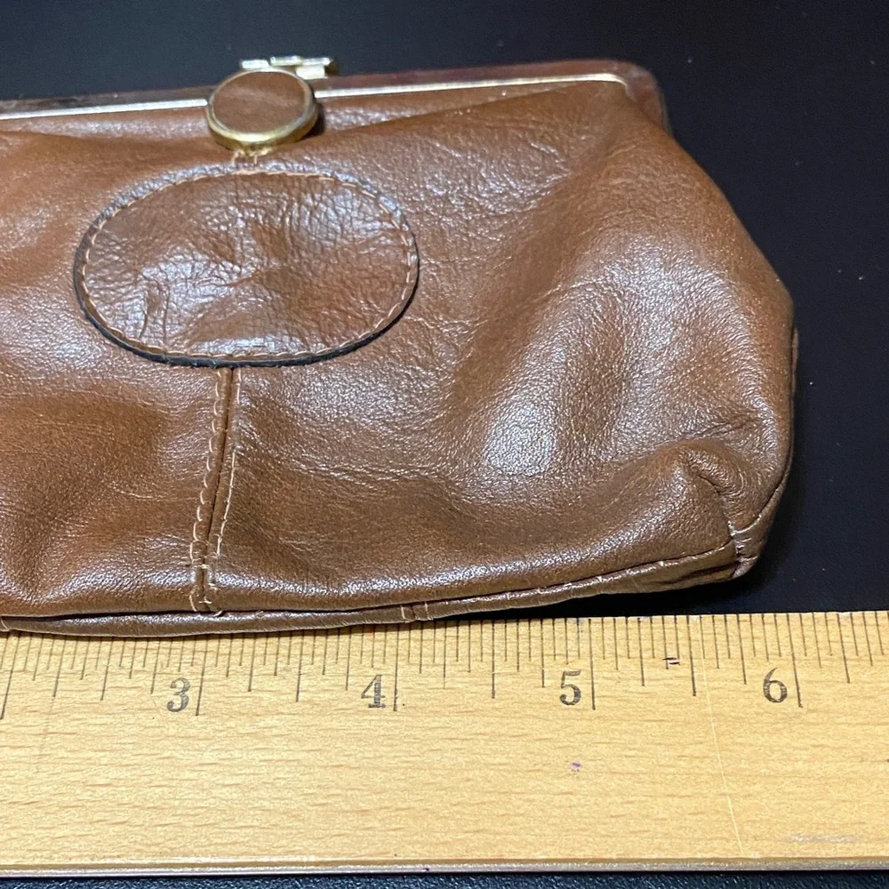 RGA vintage Brown Leather change purse - Picture 16 of 16